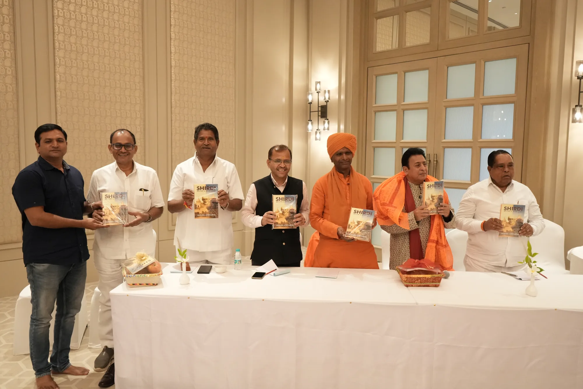 Shirdi Before and After 2000 book launch by Aushim Khetarpal