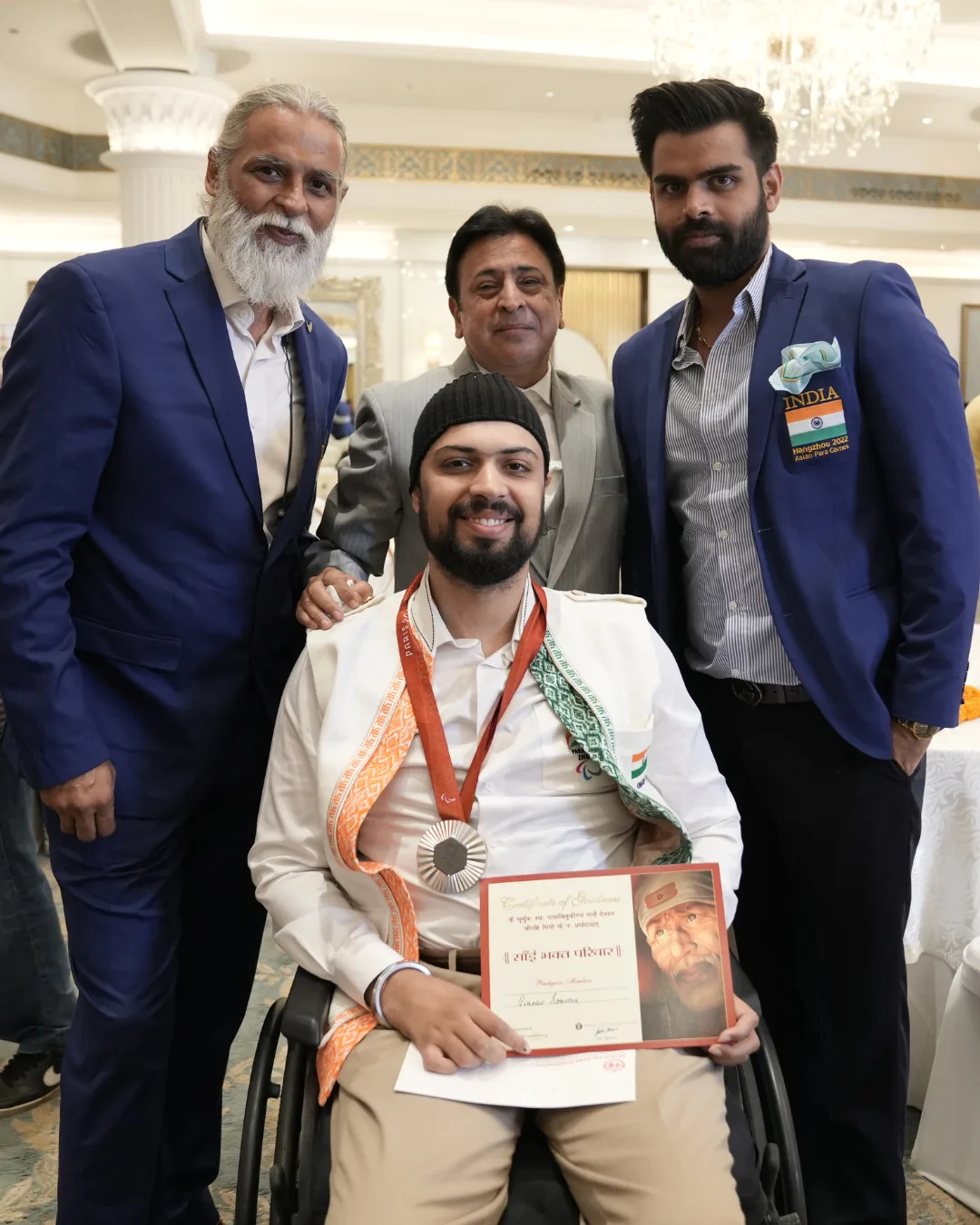 Aushim Ji with Differently Abled Athletes — photo 9