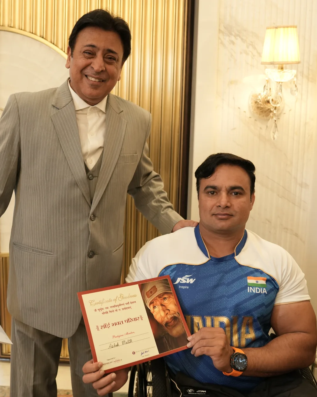 Aushim Ji with Differently Abled Athletes — photo 12