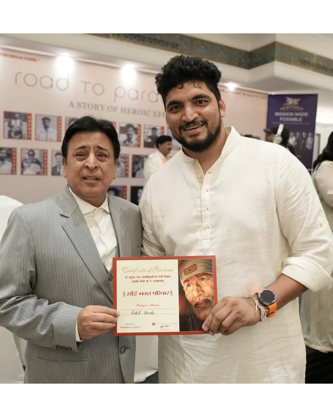 Aushim Ji with Differently Abled Athletes — photo 16