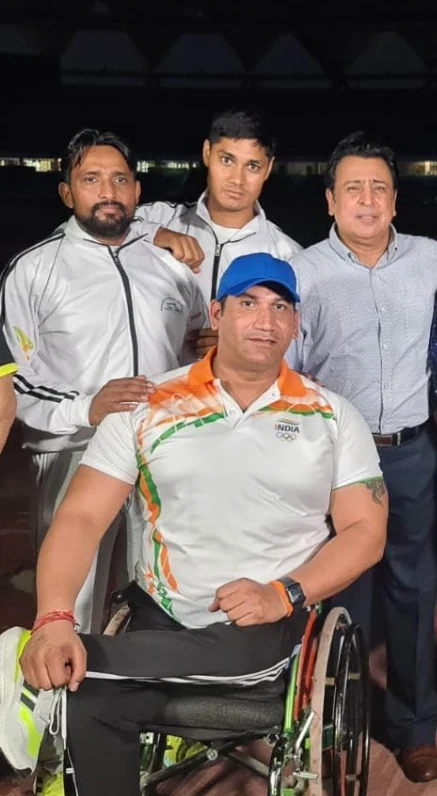Aushim Ji with Differently Abled Athletes — photo 2