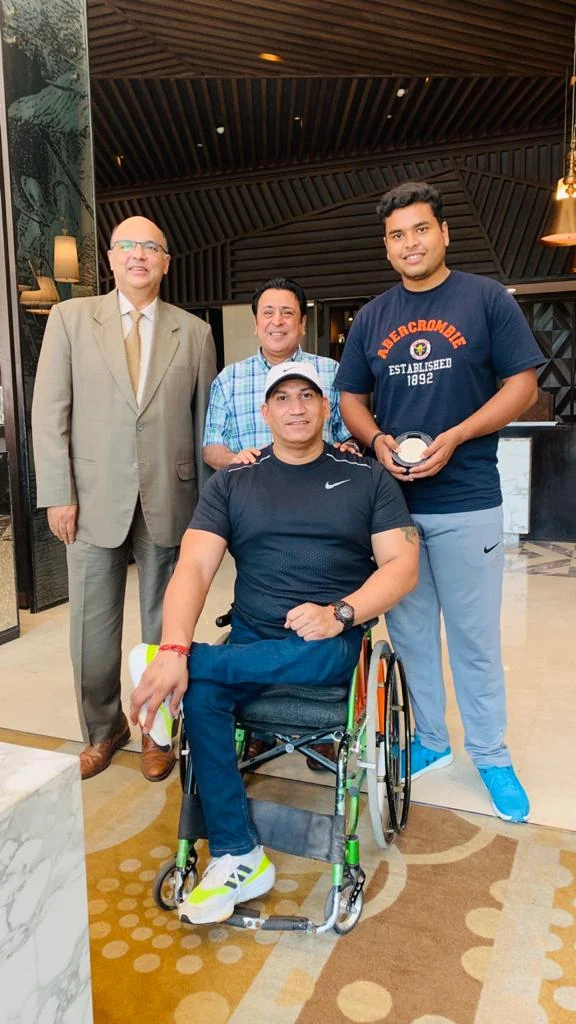 Aushim Ji with Differently Abled Athletes — photo 8